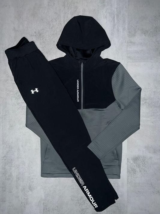 UNDER ARMOUR BLACK/GREY TRACKSUIT