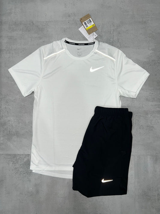 NIKE WHITE/BLACK SET