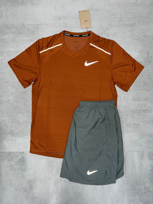 NIKE BROWN/GREY SET