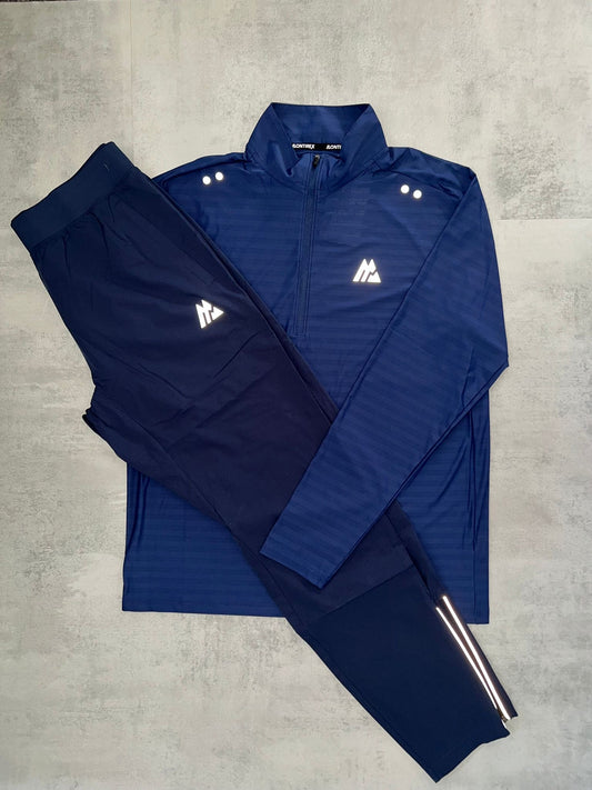 MONTIREX HALF ZIP NAVY TRACKSUIT