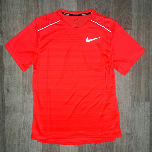 NIKE MILER TEE BRIGHT CRIMSON