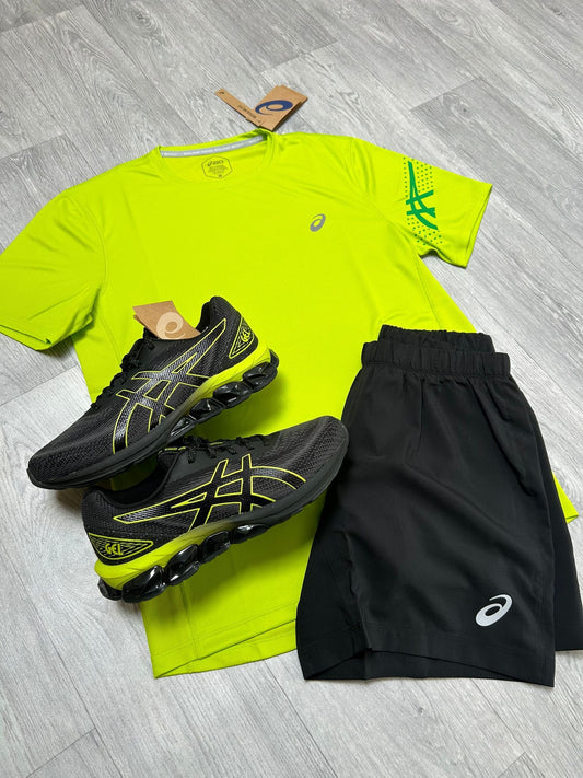 ASICS BRIGHT GREEN SET