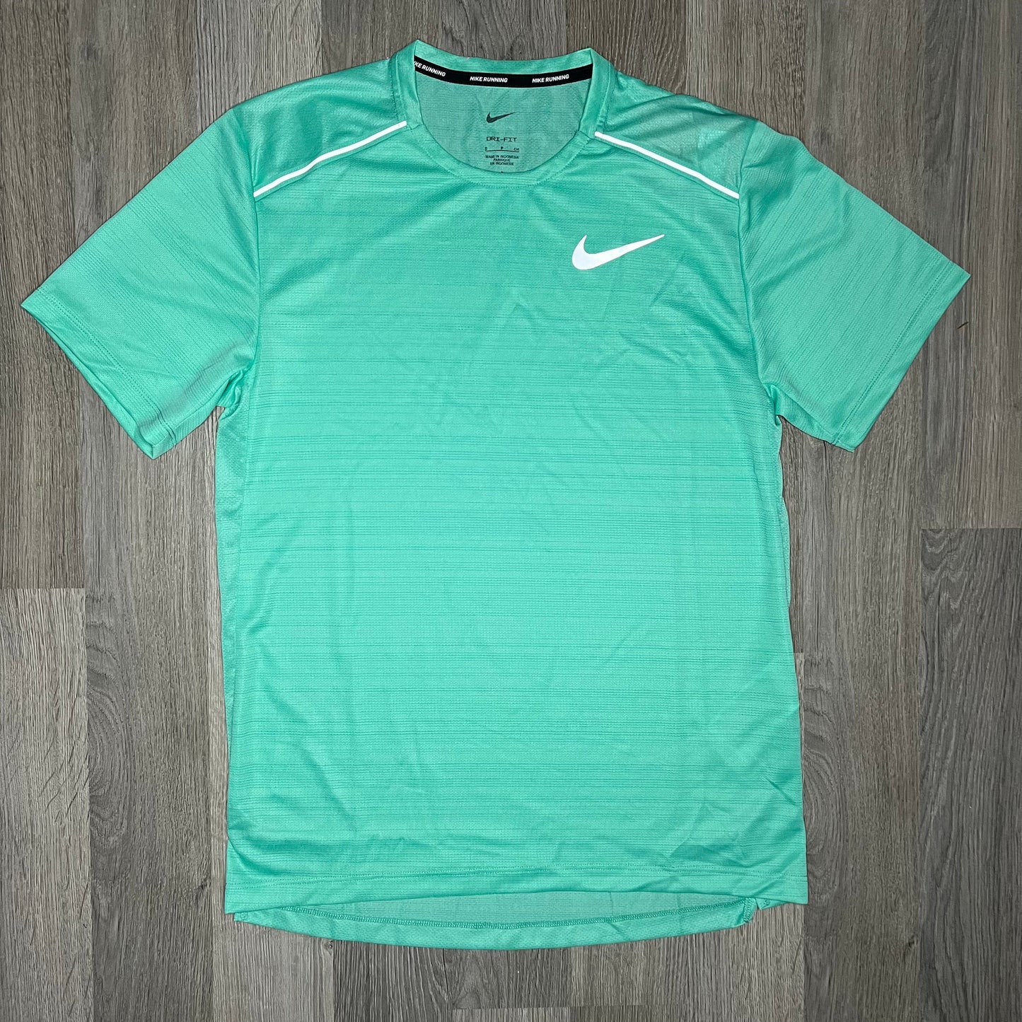 NIKE MILER TEE LIGHT MENTA