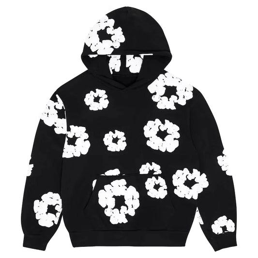 Denim Tears Cotton Wreath Hoodie Black