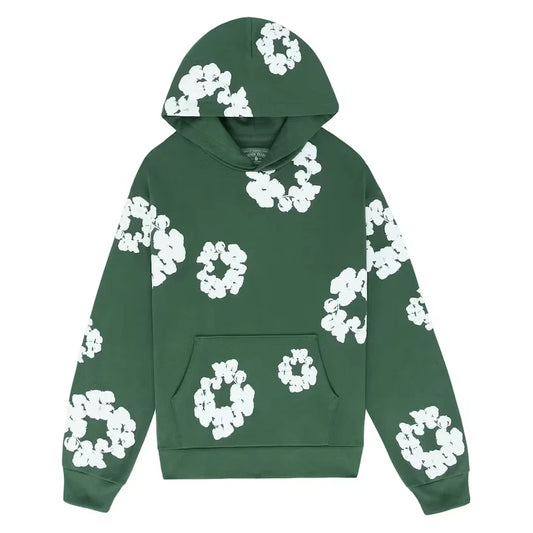 Denim Tears Cotton Wreath Hoodie Green