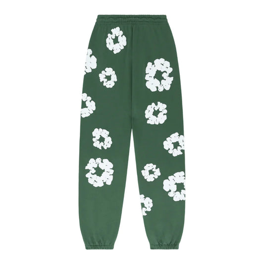 Denim Tears Cotton Wreath Sweatpants Green